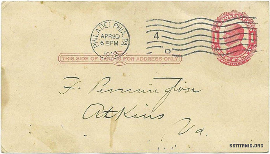 logan marshall book postcard sinking of the titanic titanic 1912